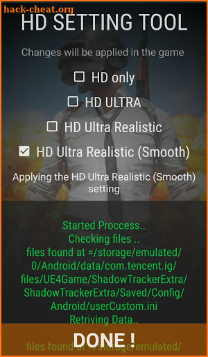 Guide for PUBG Mobile - HD Graphics Tool screenshot