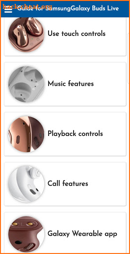 Guide For Samsung Galaxy Buds Live screenshot