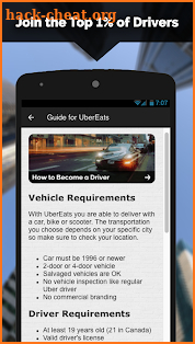 Guide for UberEats - Free screenshot