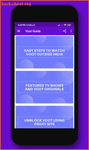 Guide for Watch Voot - TV Shows screenshot