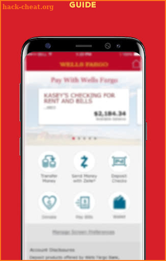 Guide For Wells Fargo Mobile Hints screenshot