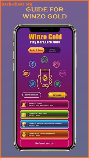 Guide For Winzo games and win Free tips screenshot