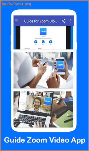 Guide for Zoom Video Meeting - Zoom Cloud Meeting screenshot