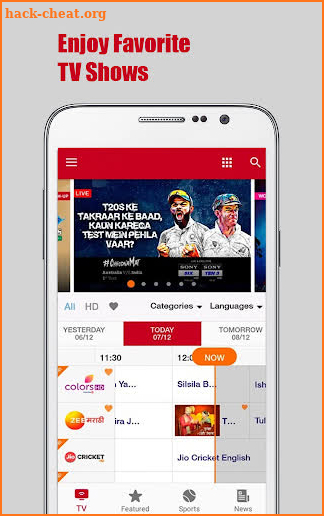 Guide Jio TV Streaming Seris ,Movies screenshot