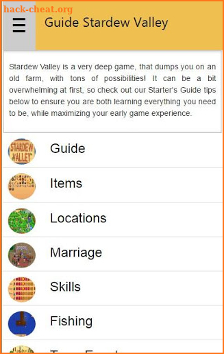 Guide Stardew Valley screenshot
