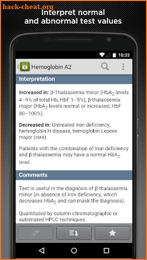 Guide to Diagnostic Tests screenshot