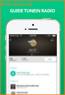 Guide TuneIn Radio Free Music Stream New 2018 screenshot