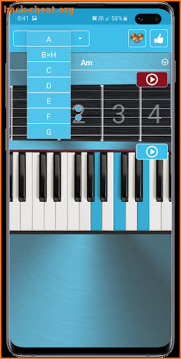 Guitar and Piano Chords screenshot