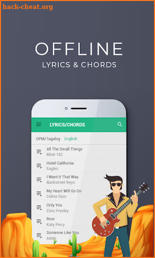 Guitar Gang - Offline Lyrics & Chords screenshot