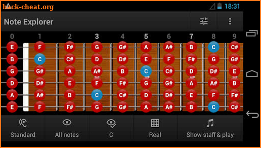 Guitar Note Trainer screenshot