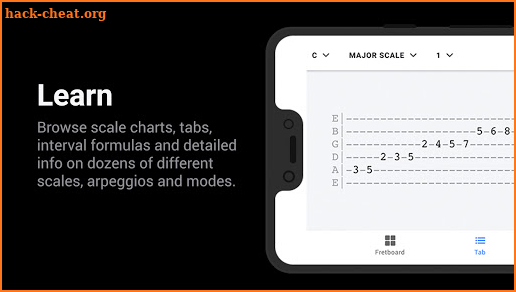 Guitar Scale Finder Tool screenshot