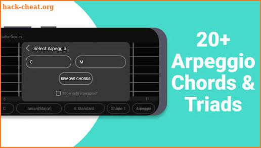 Guitar Scales & Arpeggio Chord screenshot