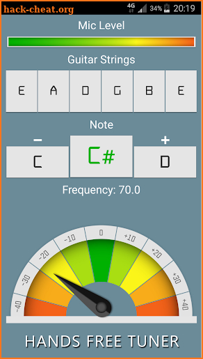 Guitar Tuner Free screenshot