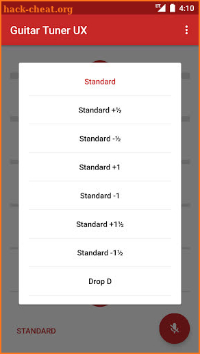 Guitar Tuner - Pro guitar tuning app screenshot