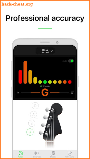 Guitar Tuner Pro- Tune your Guitar, Bass, Ukulele screenshot