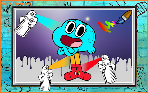 Gumballl : Coloring for Darwin screenshot