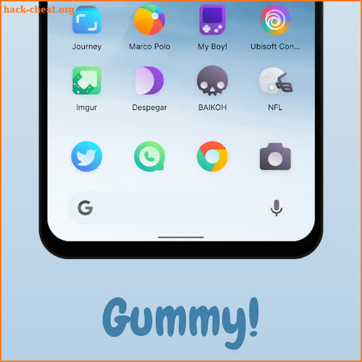 Gummy icon pack screenshot