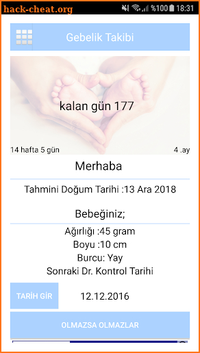 Gün Gün hamilelik Takibi screenshot