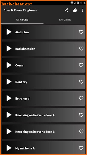 Guns N' Roses Ringtones Free screenshot