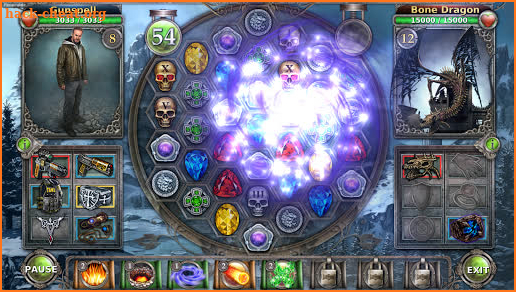 Gunspell - Match 3 Puzzle RPG screenshot