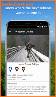 Guthook's Appalachian Trail Guide screenshot