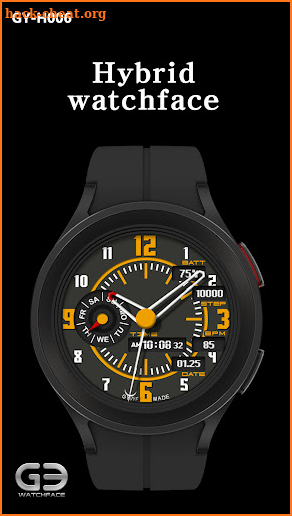 GYH007: Hybrid watchface screenshot