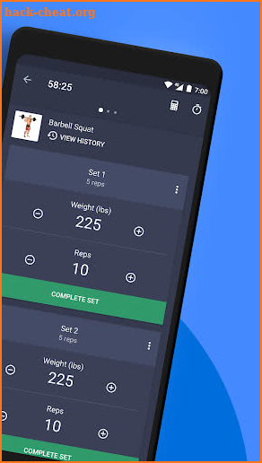 Gym Workout Tracker & Planner for Weight Lifting screenshot