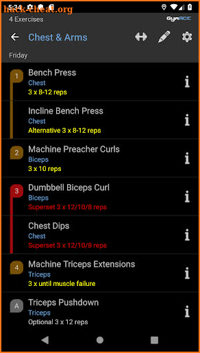 GymACE Pro: Workout Tracker & Body Log screenshot