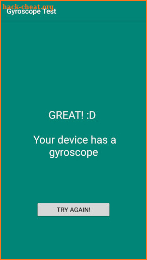 Gyroscope Test screenshot