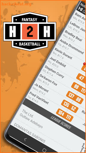 H2H Fantasy Basketball screenshot