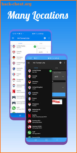 HA Tunnel Lite - 100% Free Tweaks Injection VPN screenshot