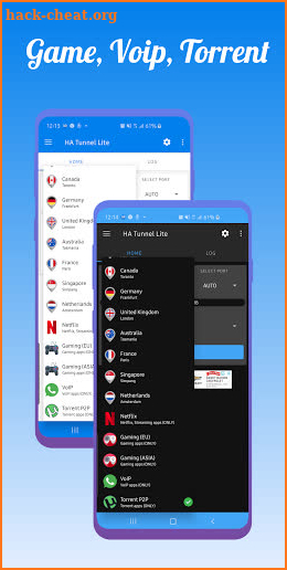 HA Tunnel Lite - 100% Free Tweaks Injection VPN screenshot