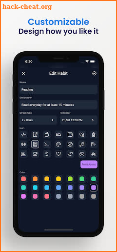 Habit Tracker - HabitKit screenshot