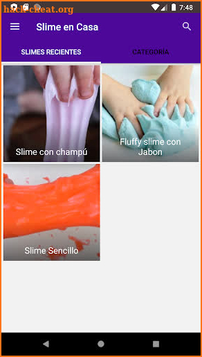 Hacer Slime en Casa screenshot