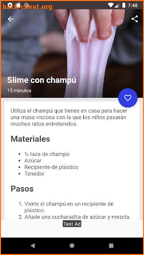 Hacer Slime en Casa screenshot