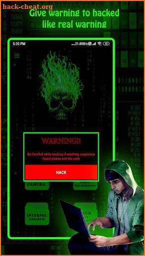 Hacker App -  Wifi Password Hacker Prank screenshot