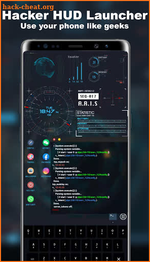 Hacker HUD - New Launcher 2021 screenshot