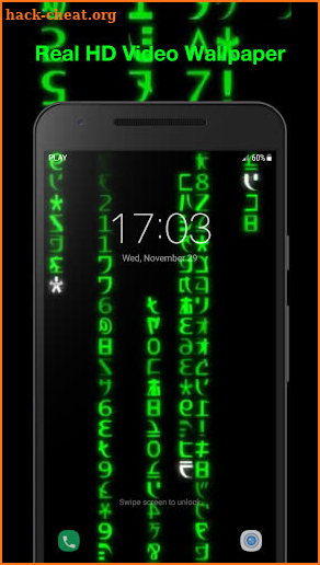 Hacker Live Wallpaper screenshot