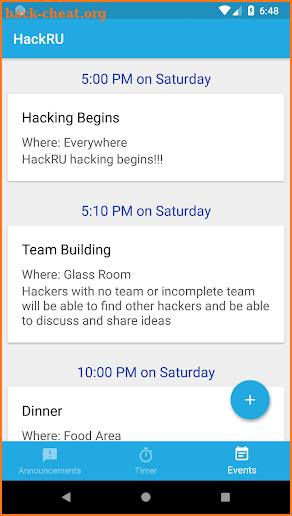 HackRU screenshot