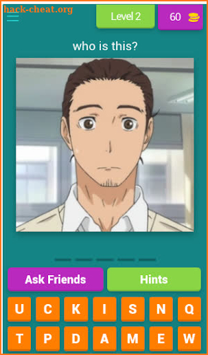 Haikyuu characters quiz screenshot