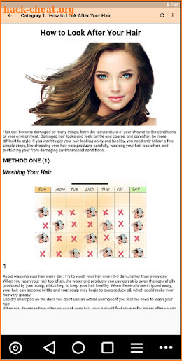 Hair Care Tips Routine: Natural Ways 4 Great Hair screenshot