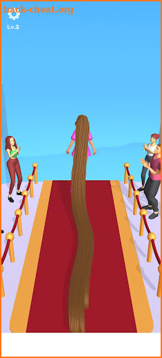 Hair Challenge Runner Long Girl Hair Rush 3d screenshot