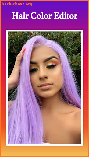 Hair color editor changer screenshot