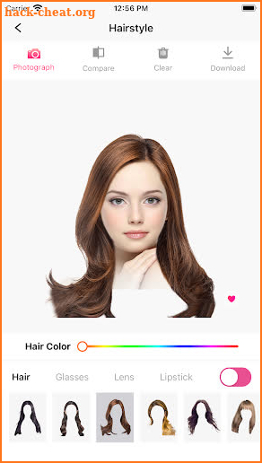 Hair Makeover - modiface screenshot