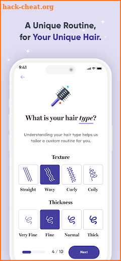 hair2hair: Hair Care Tracker screenshot