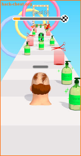 HairCareRun screenshot