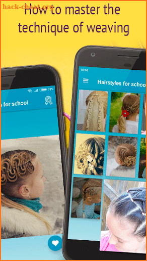 Hairstyles for school screenshot