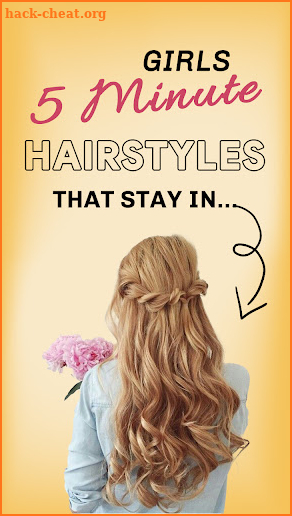 Hairstyles step by step screenshot