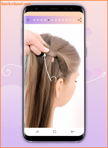 Hairstyles step by step screenshot