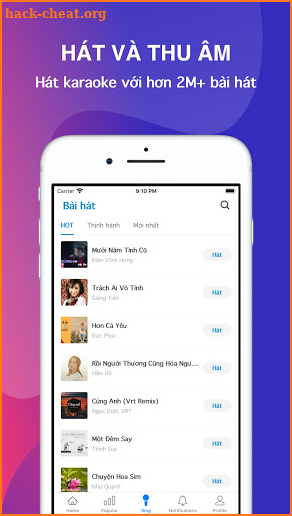 Hakara - Hát karaoke miễn phí, thu âm và kết bạn screenshot